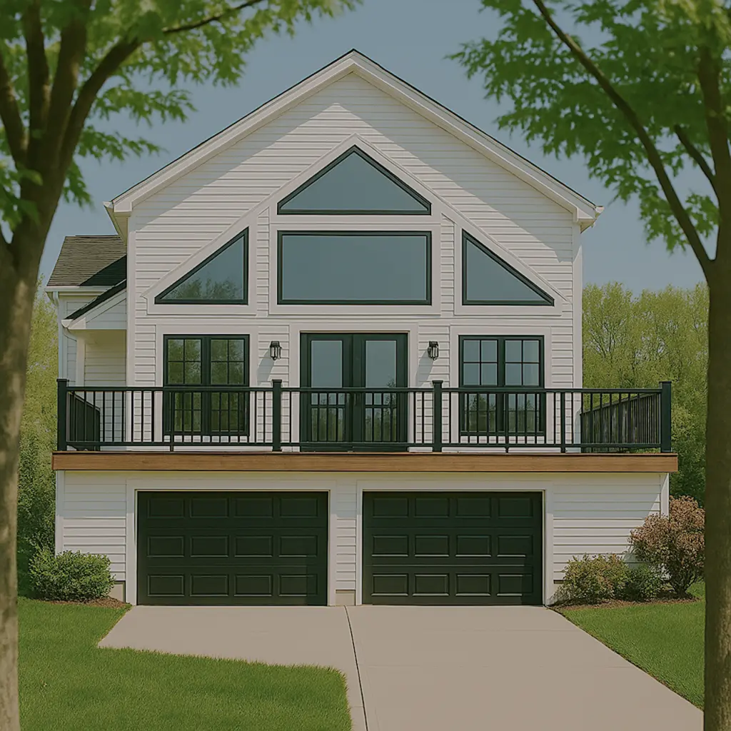 Custom home exterior