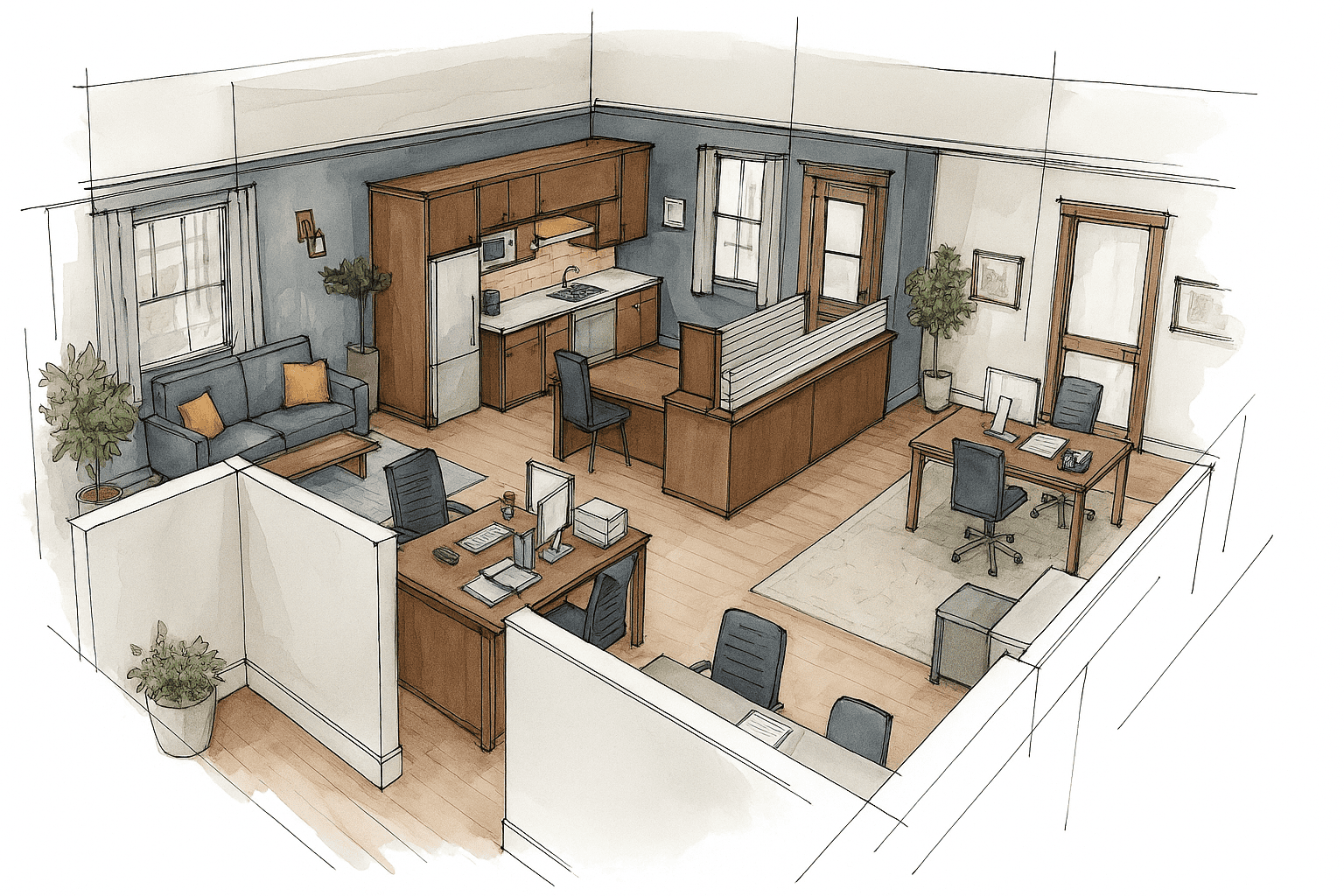 Commercial construction icon